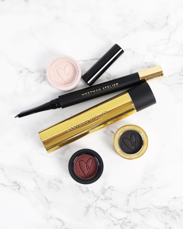 Dial up your evening eye look for fall with Eye Pods Les Nuits. 🌙 

For sultry eyes with a deep burgundy twist, pair this eye shadow trio with Eye Love You Mascara on lashes and brush on Bonne Brow for a defined arch. 

#WestmanAtelier #LesNuits
