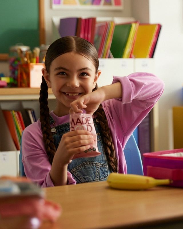 You want a school-safe snack that's free from the common allergens, so we've taken out the gluten, nuts, and most importantly, the artificial ingredients (phew!) making your day just a little bit easier! #MadeGoodSnacks